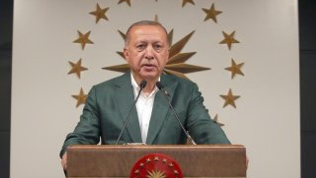 Erdoğan Beştepe'de 1 Mayıs programı düzenledi