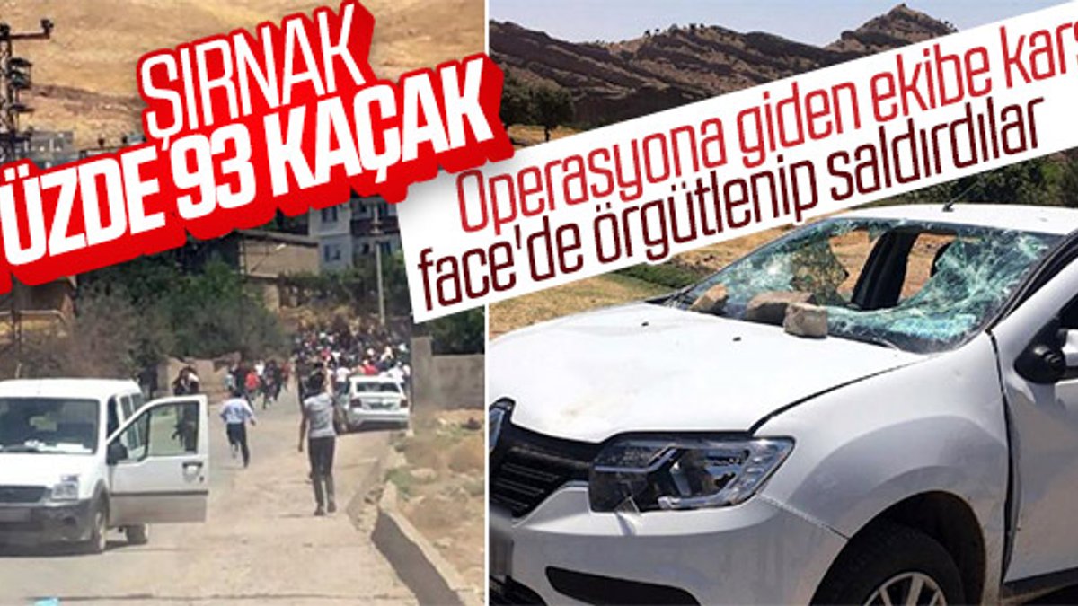 Şırnak'ta kaçak elektrik kontrolüne giden ekibe saldırı