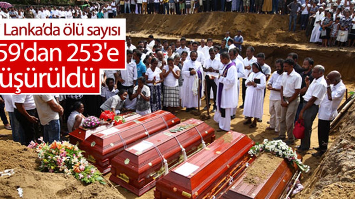 Sri Lanka’daki saldırılarda ölü sayısı 253’e düşürüldü
