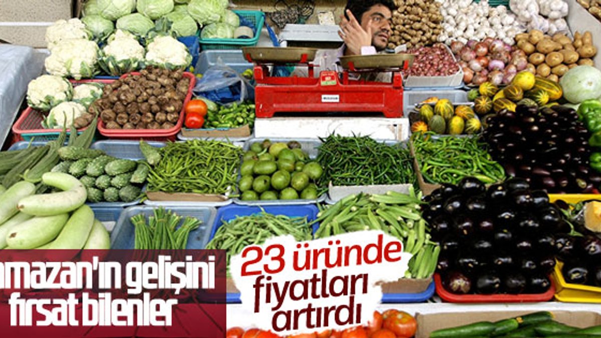 11 üründe fiyat düştü 23 üründe fiyat arttı