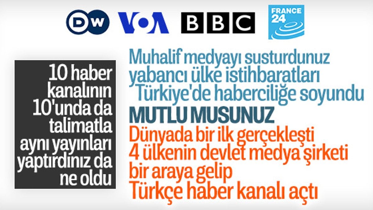 Dört yabancı haber kanalı Türkiye'de haber kanalı kurdu