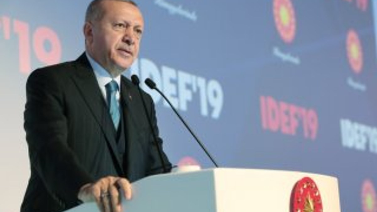 Cumhurbaşkanı Erdoğan Savunma Sanayii Fuarı'na katıldı