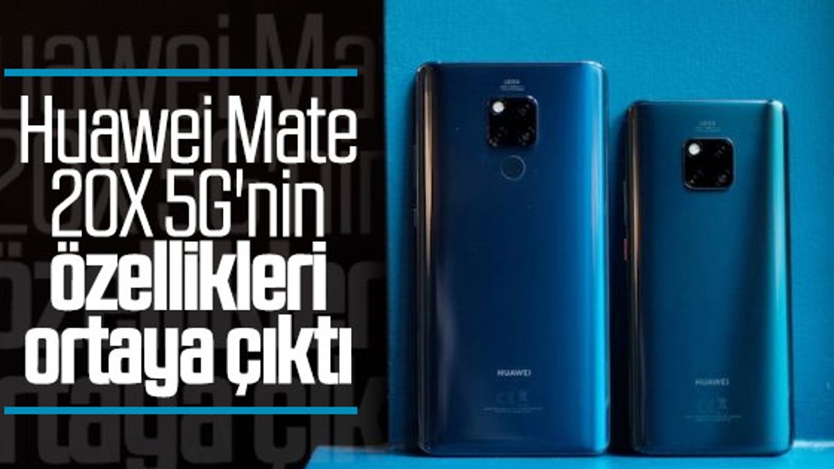 Huawei Mate 20X 5G'nin özellikleri belli oldu