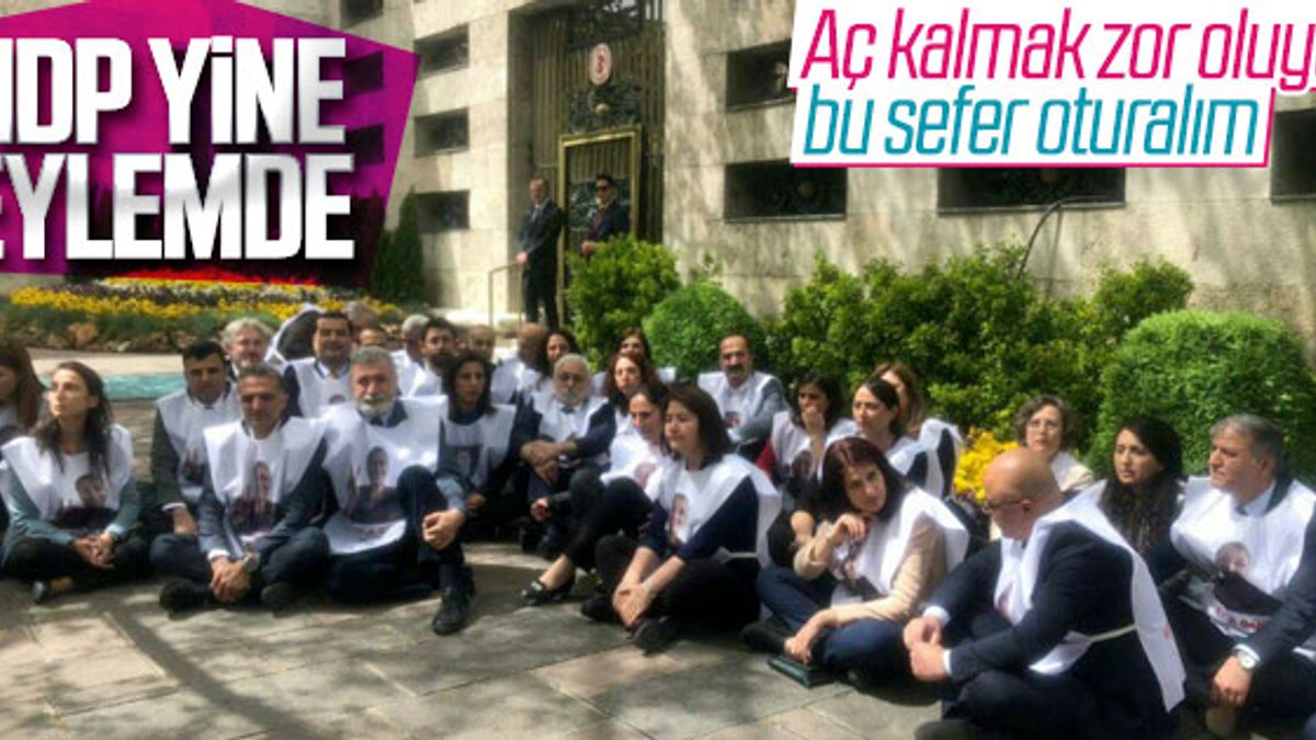 HDP'den Meclis'te oturma eylemi