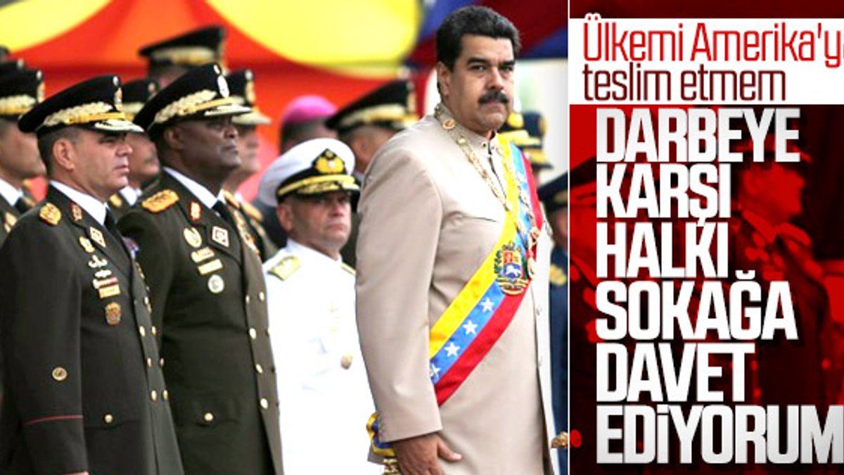 Maduro'dan darbe girişimi ile ilgili ilk açıklama