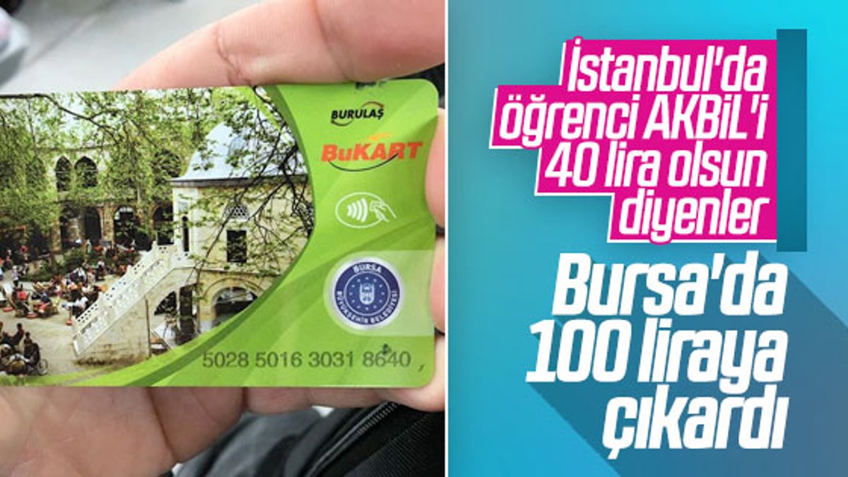 Bursa’da toplu taşıma fiyatlarına zam