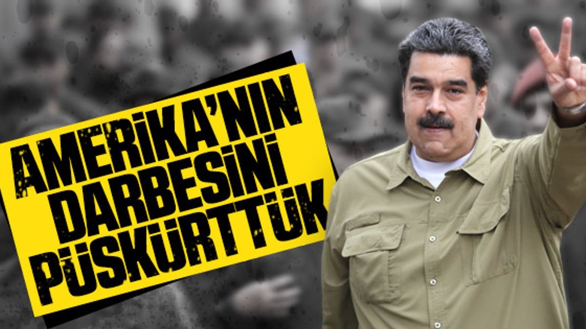 Maduro: Darbe girişimi Beyaz Saray'dan yönetildi
