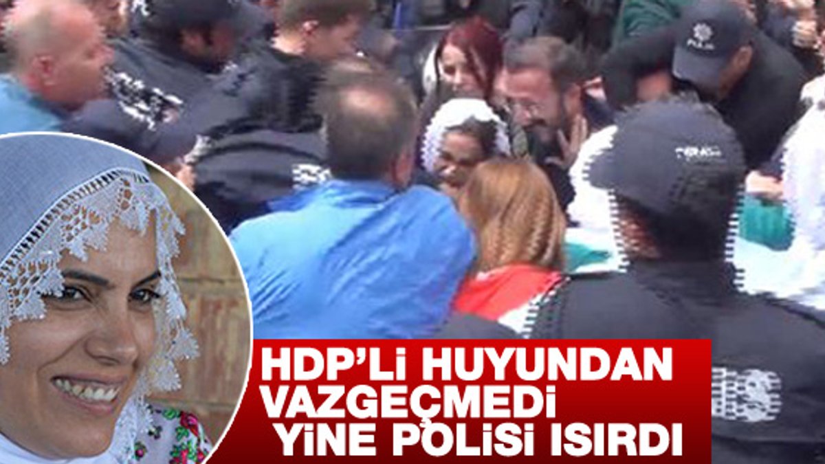 HDP'li vekil polisin kolunu ısırdı
