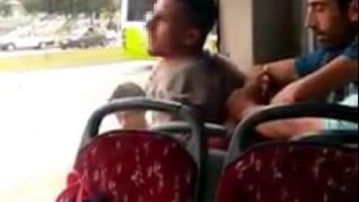 Otobüste taciz şüphelisini, yolcular yakaladı