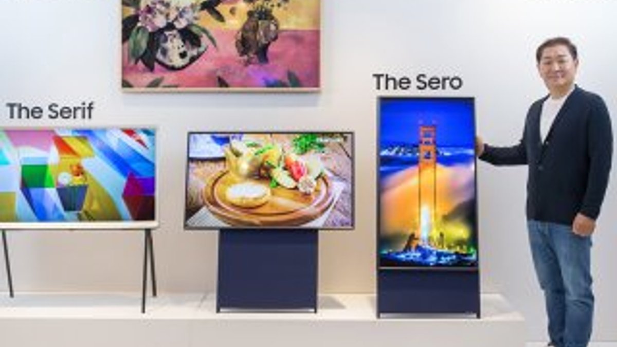 Samsung'un dikey olarak kullanılabilen televizyonu: Sero