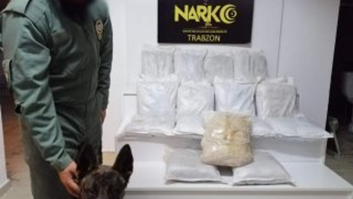 Trabzon’da 122 kilo uyuşturucu ele geçirildi