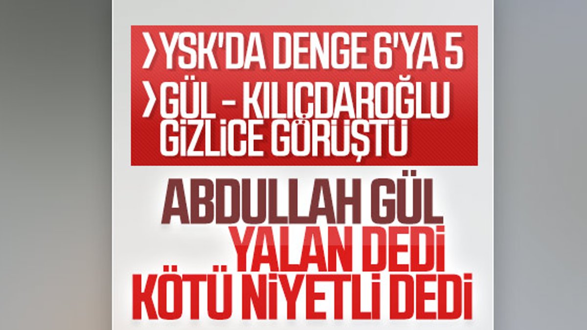 Abdullah Gül, Mahmut Övür'ün yazısını yalanladı