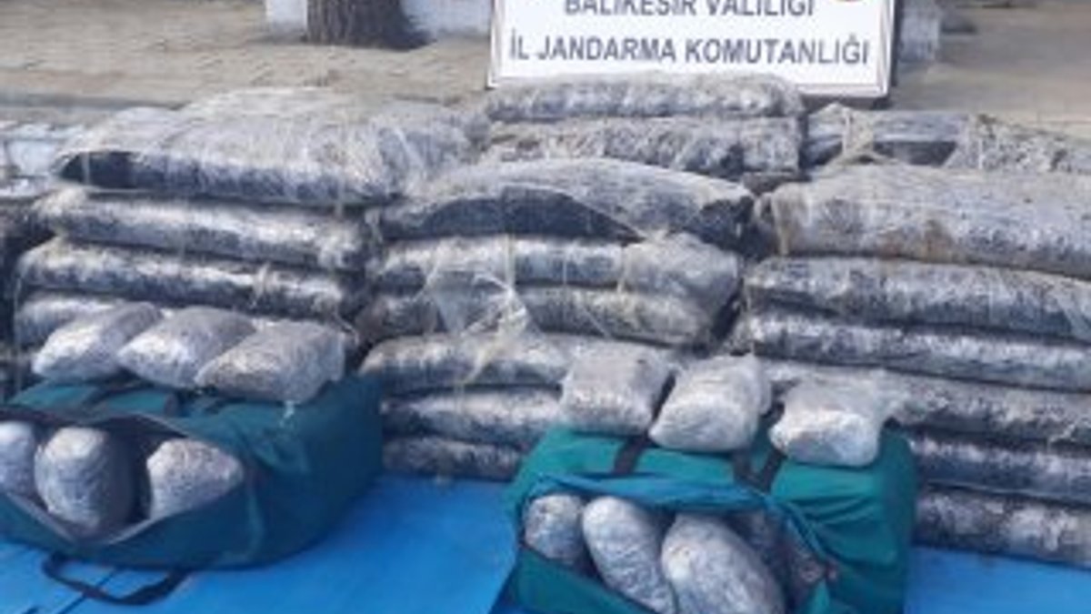 1 ton uyuşturucu Balıkesir'de gemiyi batırdı