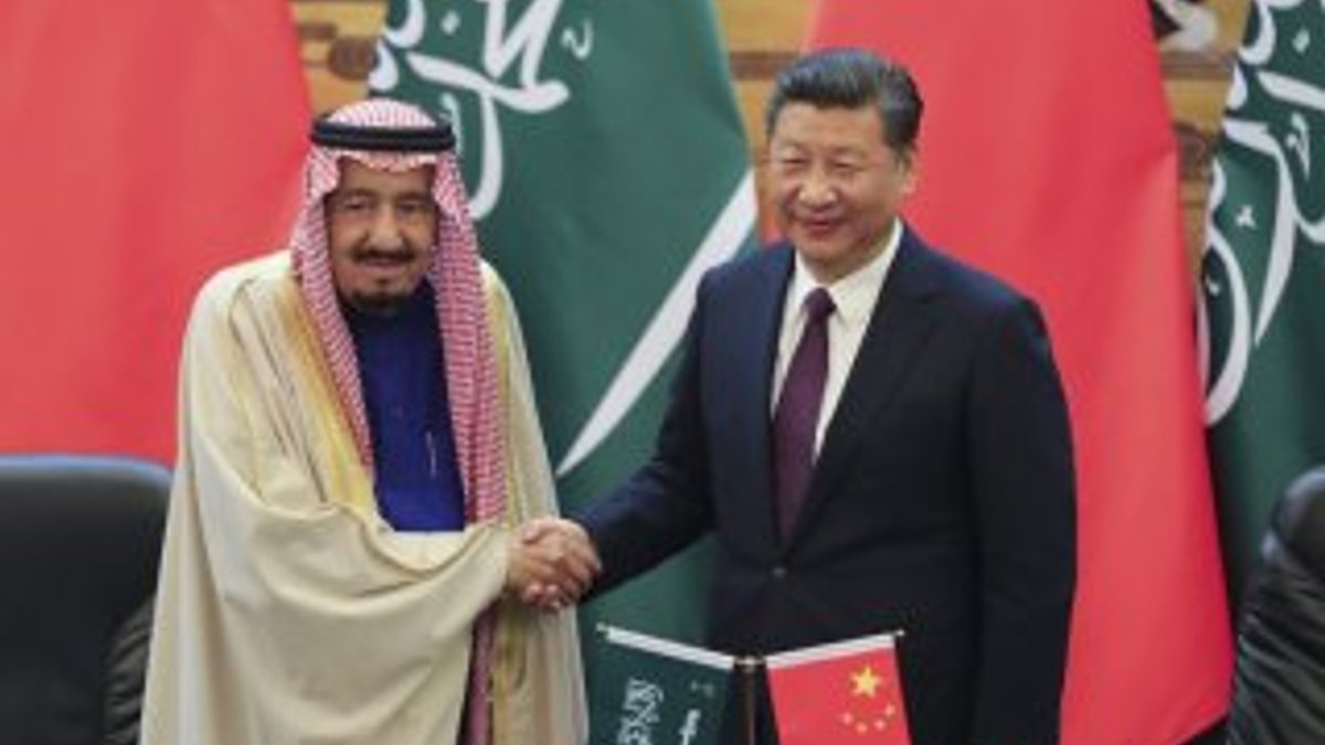 Kral Selman Çin Devlet Başkanı ile görüştü