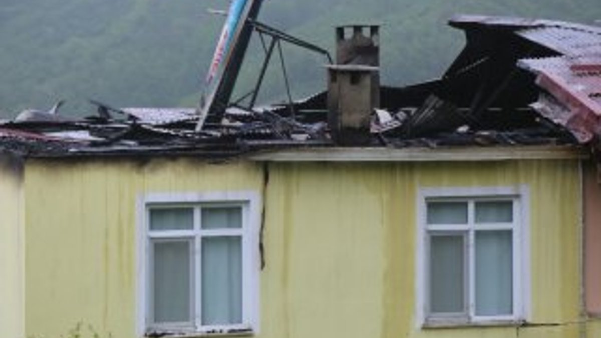 Ordu’da bir eve yıldırım düştü