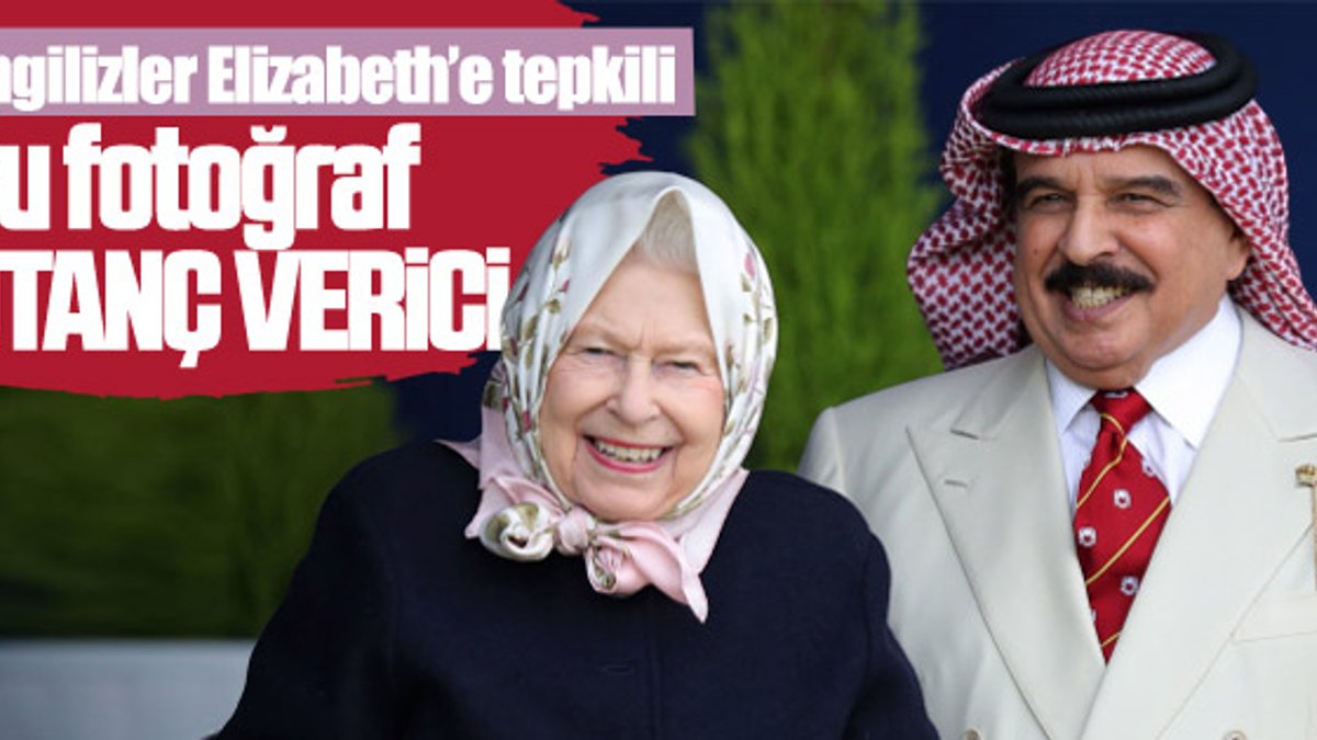 Kraliçe Elizabeth'e Bahreyn Kralı'nı ağırlama tepkisi