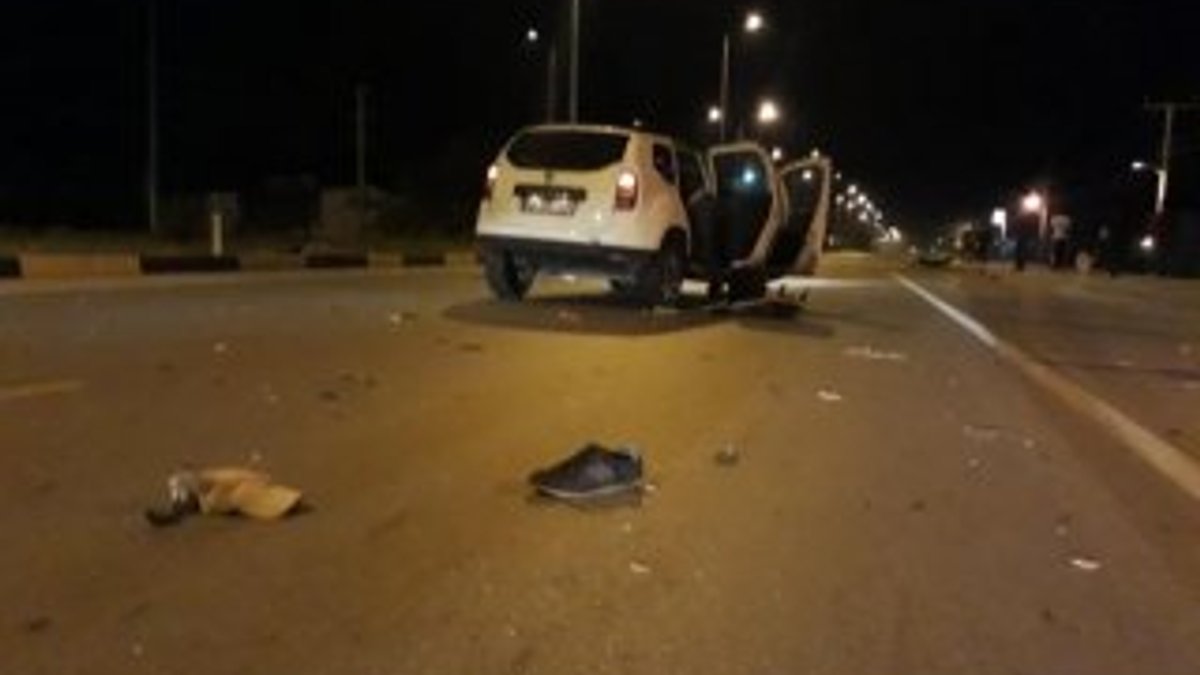 Otomobil, motosiklete çarptı: 1 ölü, 1 yaralı