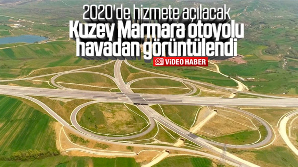 Kuzey Marmara otoyolunun yüzde 71'i tamamlandı