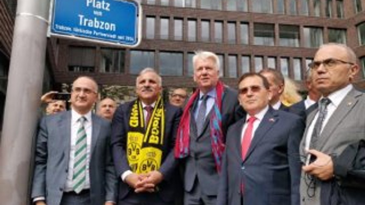Dortmund’da Trabzon Meydanı törenle açıldı