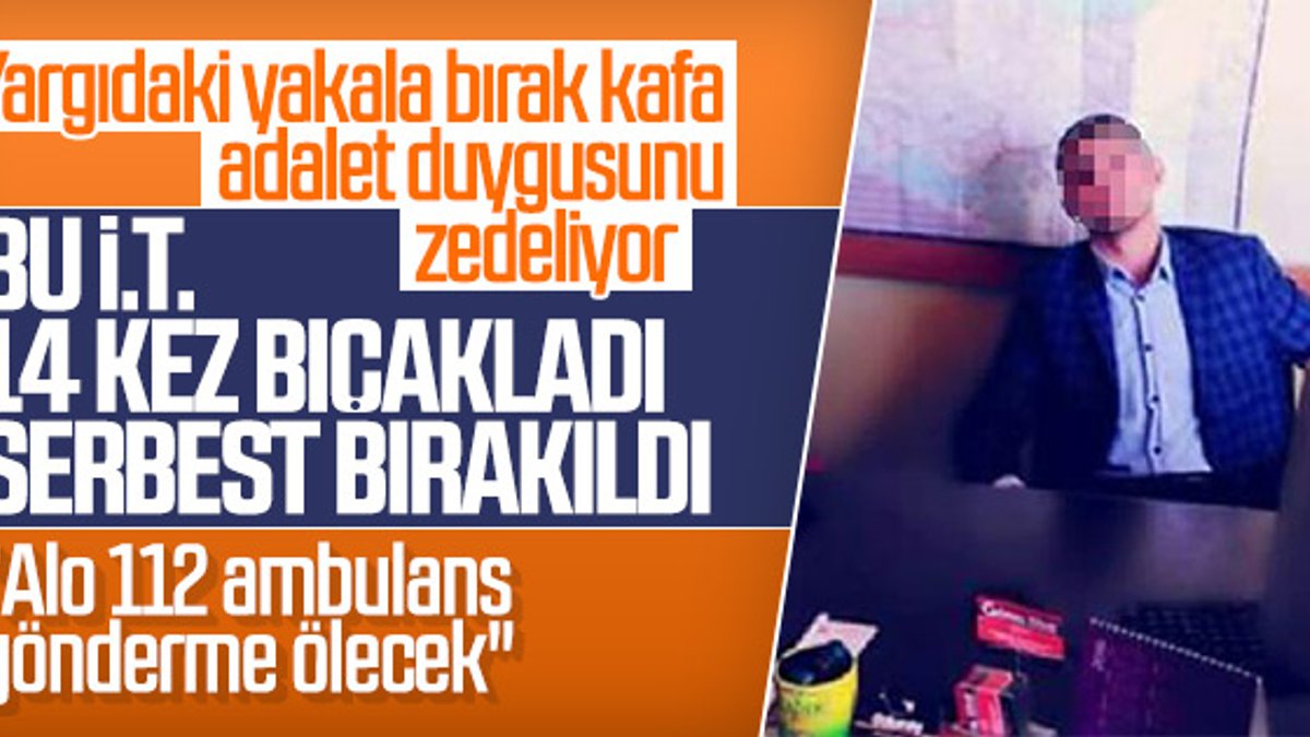Konya'da lise öğrencisini 14 yerinden bıçaklayan şahıs serbest kaldı