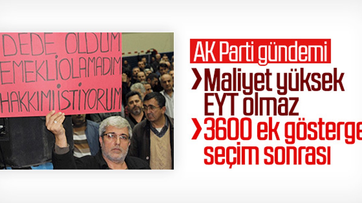AK Parti önemli yasalar için toplandı