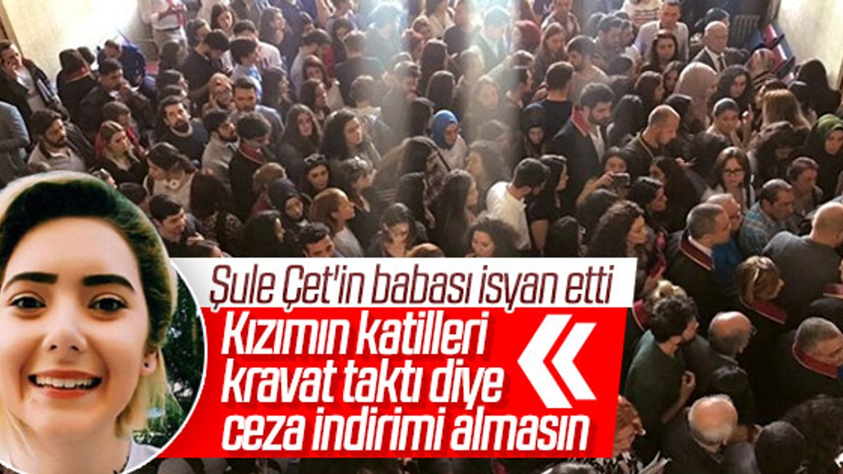 Ankaralılar Şule Çet davası için adliye binasında