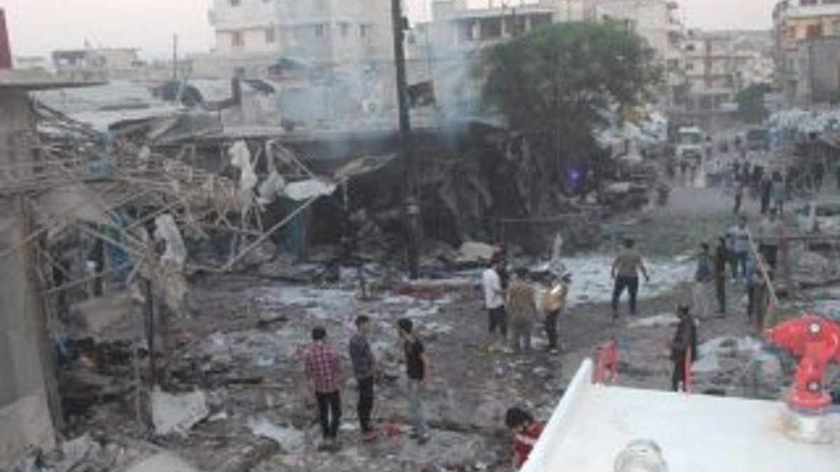 Suriye ordusu pazar yerini bombaladı: 5 ölü