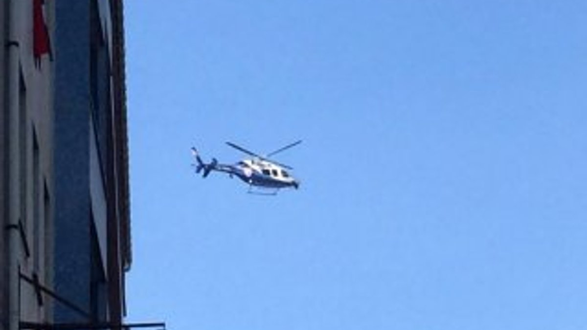 Okmeydanı'nda helikopter destekli hava operasyonu