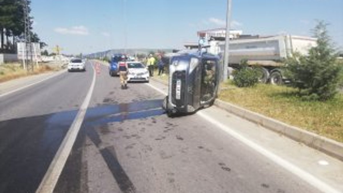 Pazarcık'ta kaza: 1 ölü, 3 yaralı