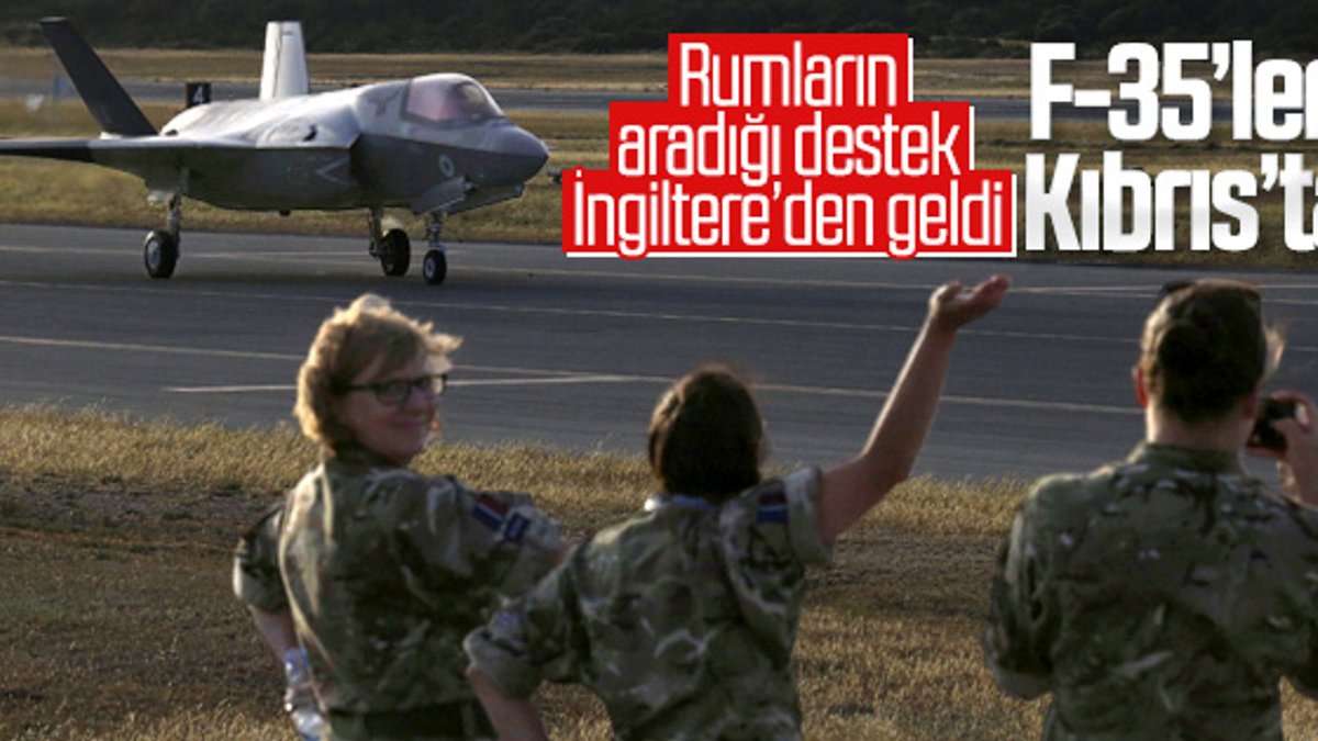 İngiltere'den Güney Kıbrıs'a F-35 yığınağı