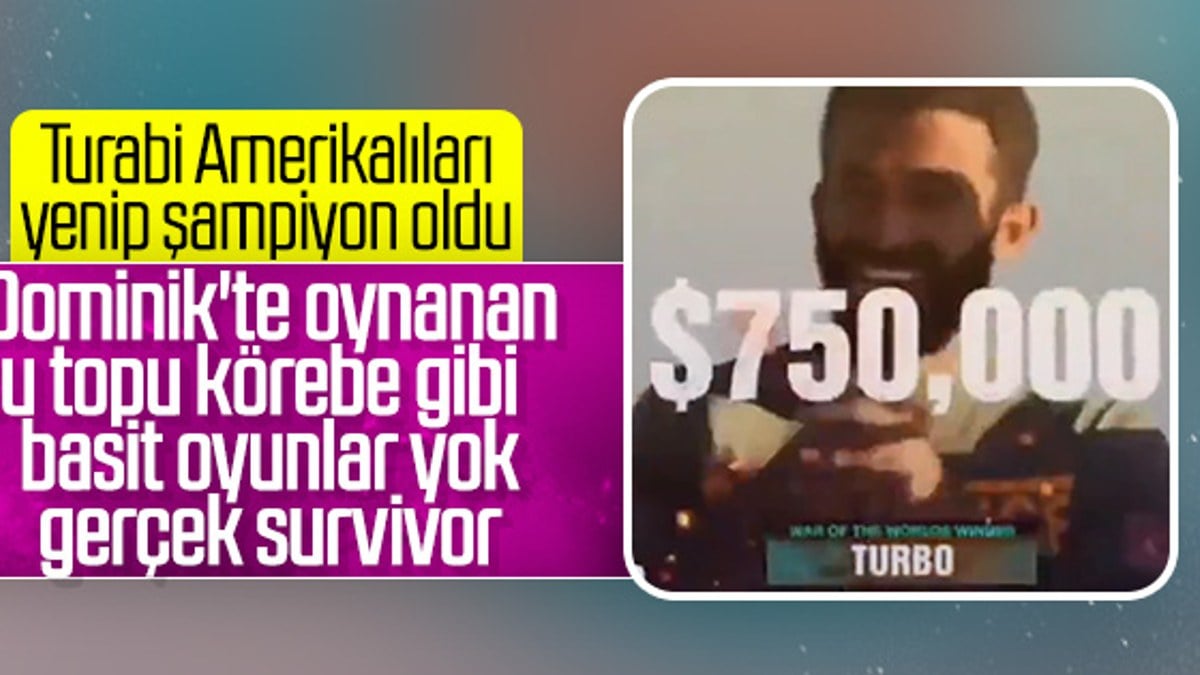 Turabi Çamkıran 750 bin dolarlık ödülün sahibi oldu