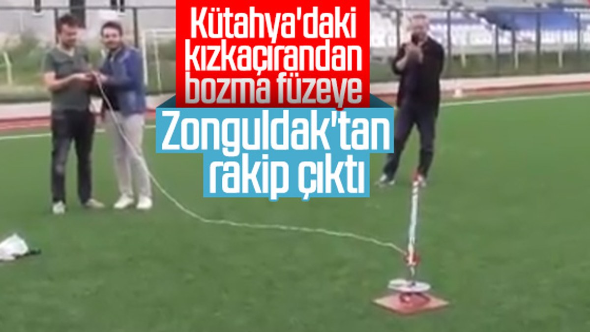 Zonguldaklı gençler roket üretti