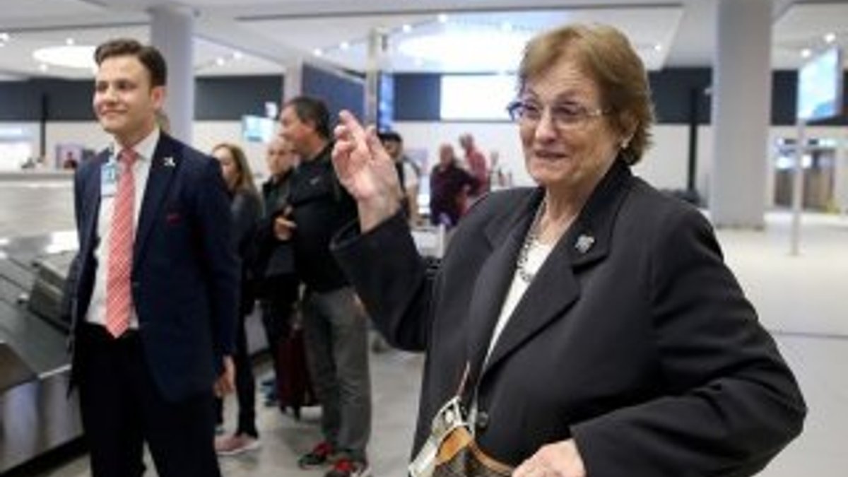 Gurbetçi kadın 69 yıl sonra Türkiye'ye geldi