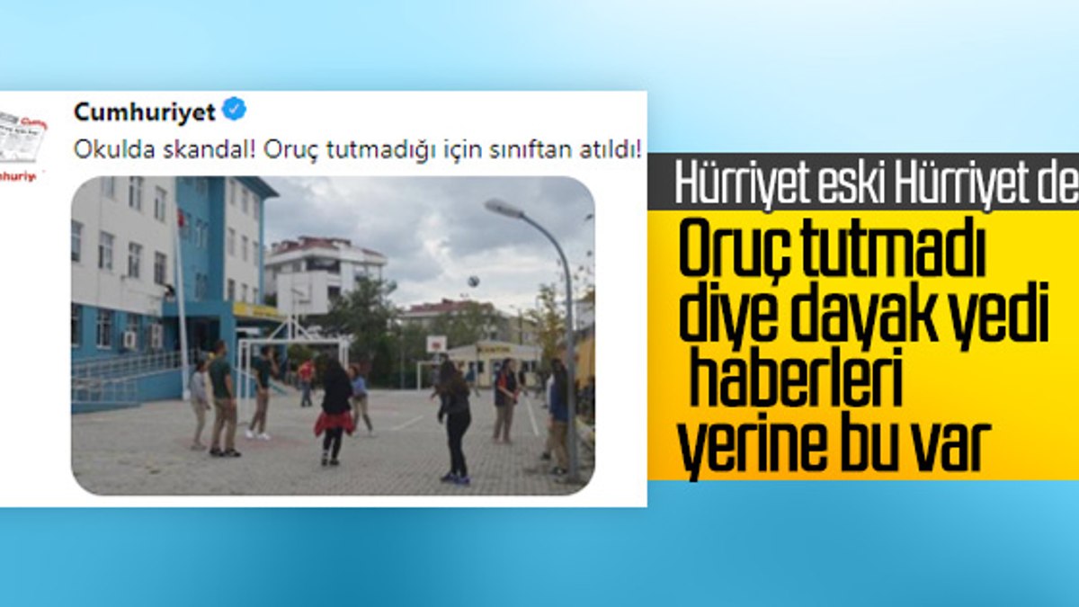 Cumhuriyet, Ramazan bitmeden klasik oruç haberini patlattı