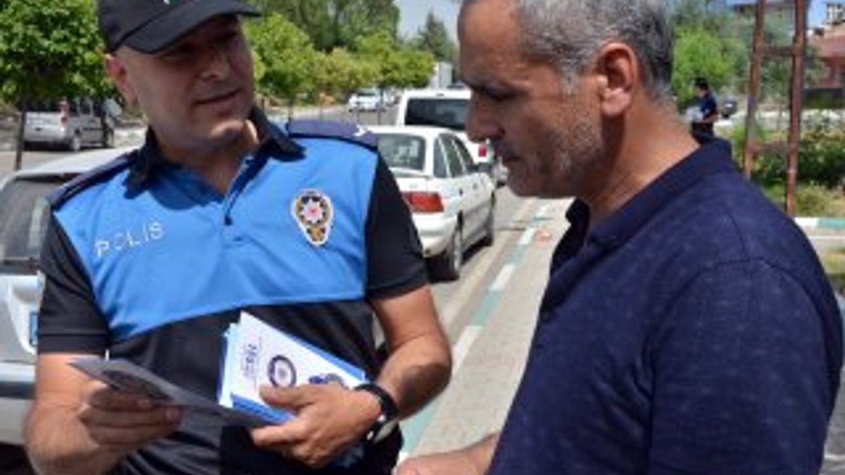 Adana'da polislerden hırsızlık uyarısı