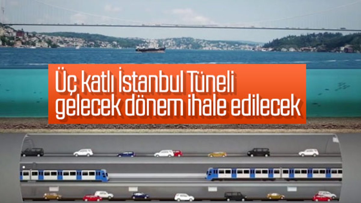 Üç katlı İstanbul Tüneli'nde çalışmalar hızlandı