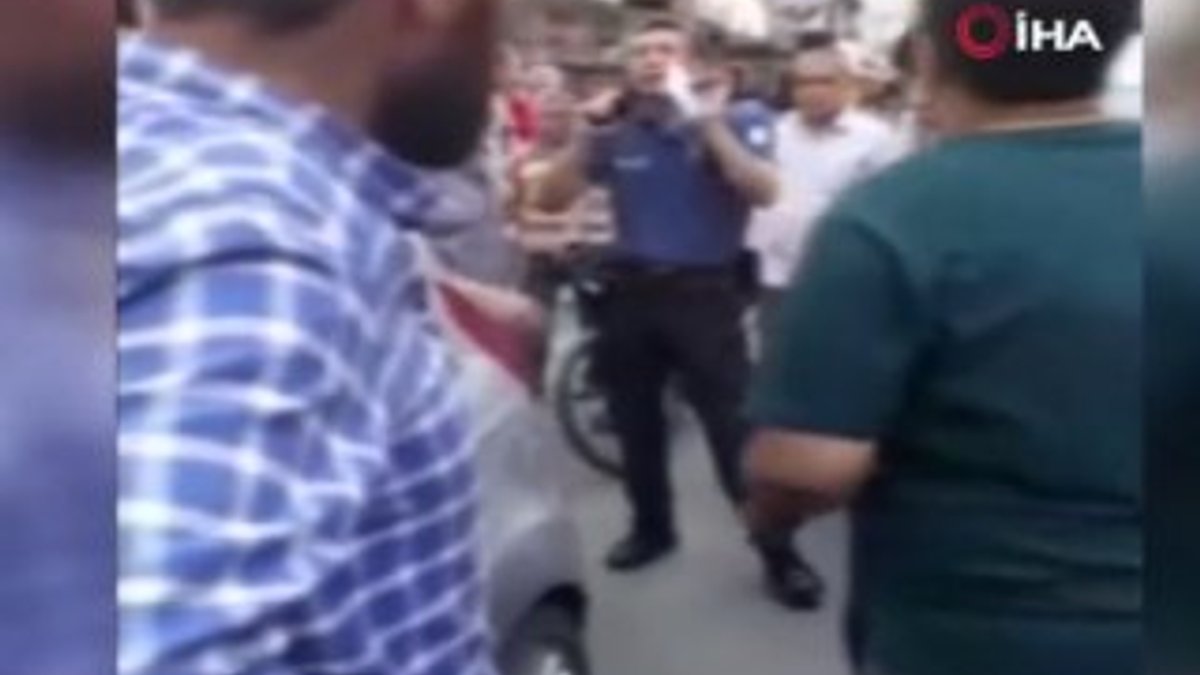 Malatya'da polis hata yapan sürücüye dersini verdi