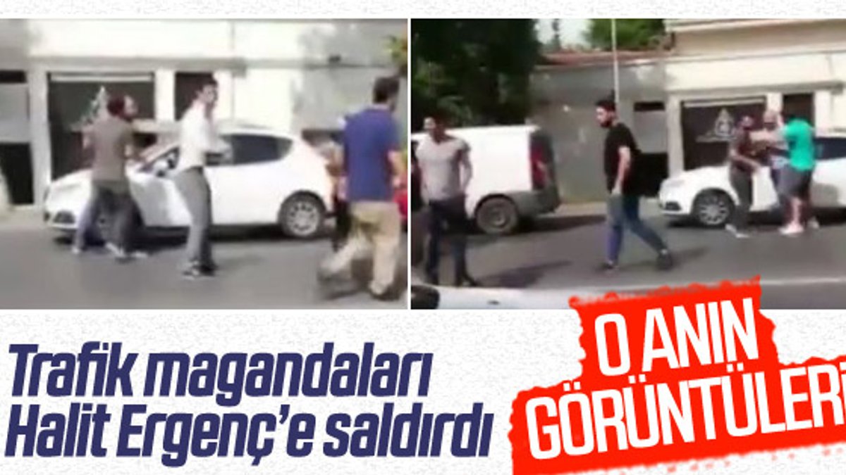 Trafikte Halit Ergenç'e saldırdılar