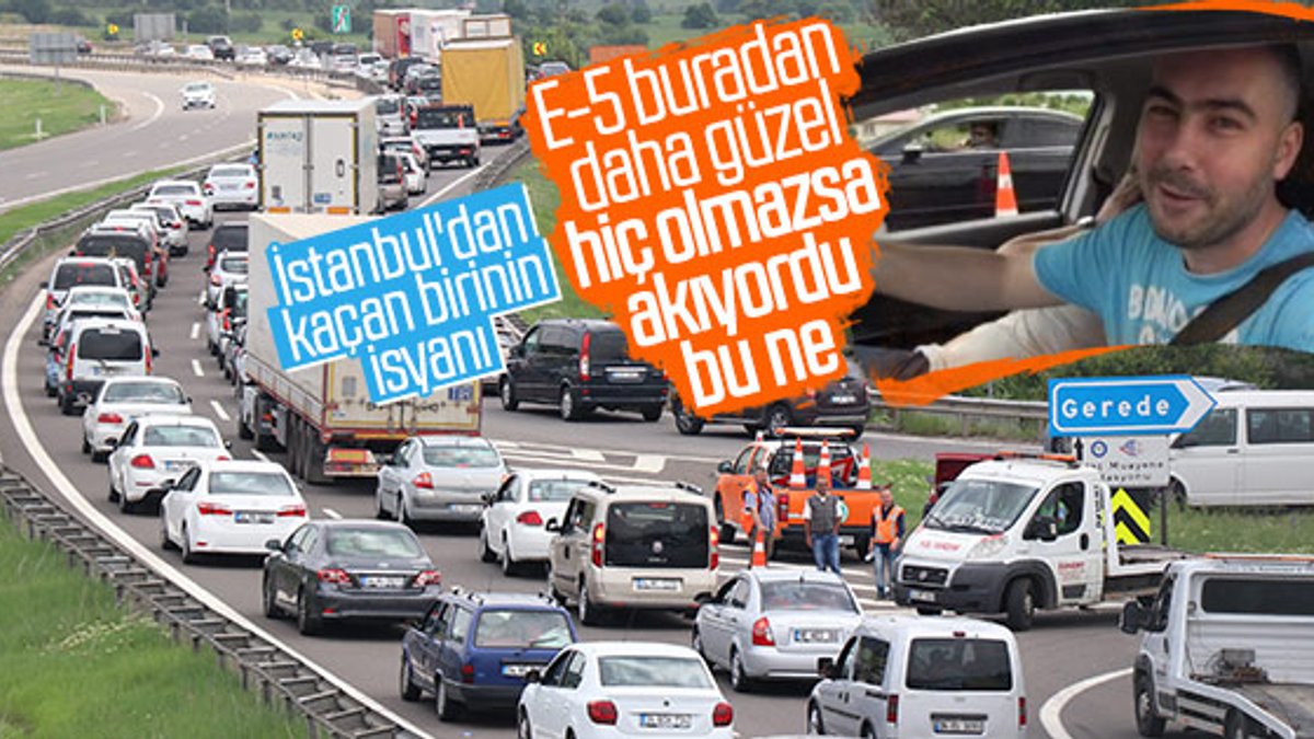 Tatilciler İstanbul trafiğini özledi