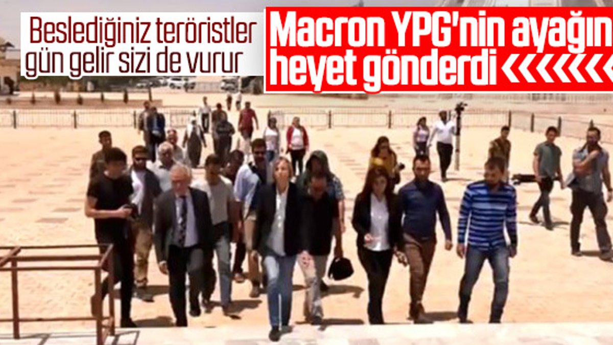 Fransa'dan YPG karargahına resmi ziyaret