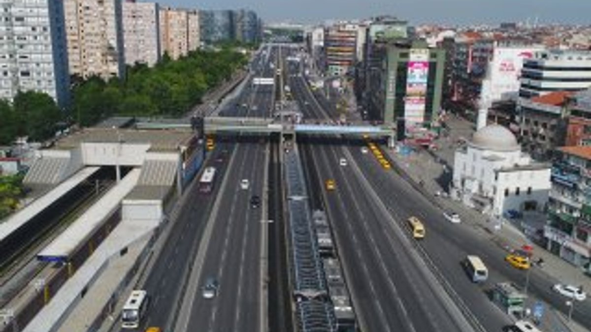 İstanbul yolları bomboş kaldı
