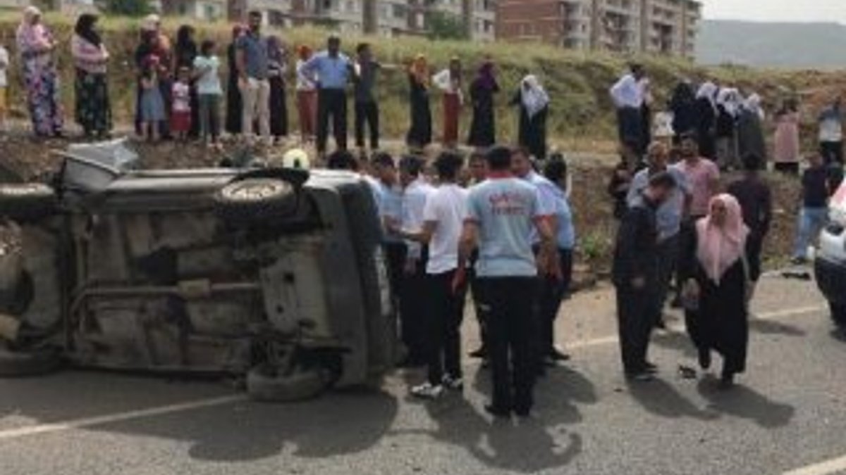Bingöl'de trafik kazası: 5 yaralı