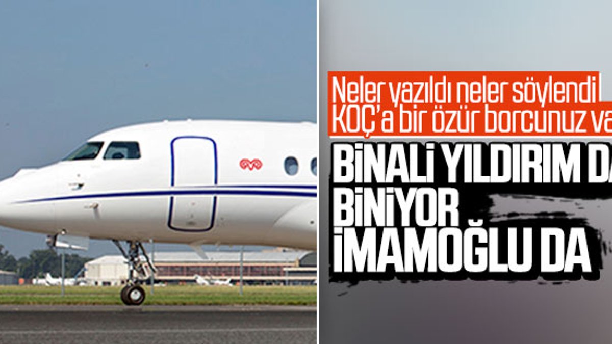 Koç Holding'den 'özel uçak' tartışmalarına açıklama