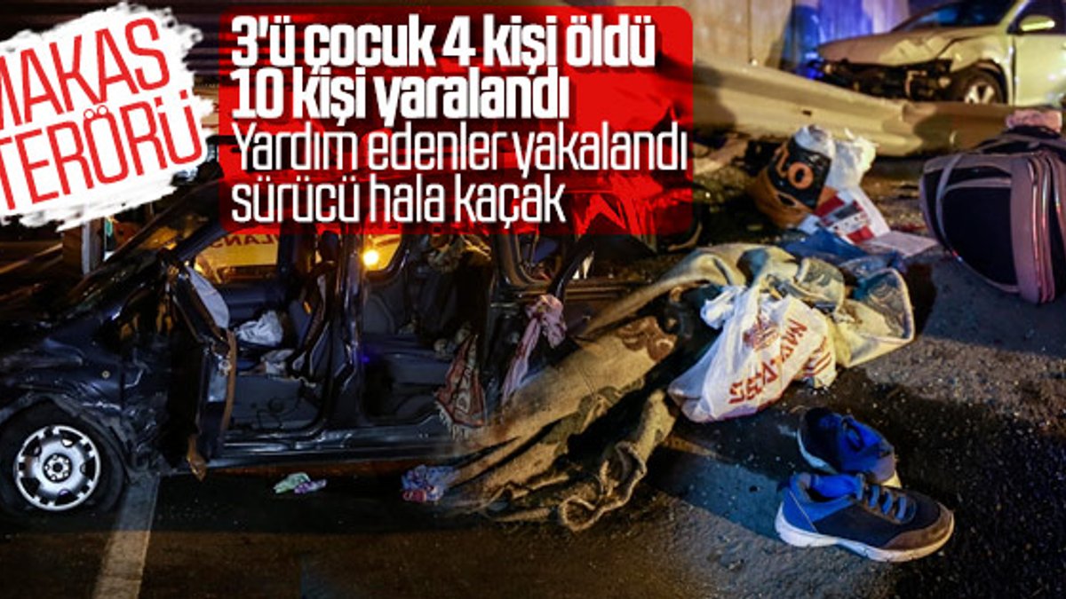 Beşiktaş'taki feci kazada aranan baba ve oğlu yakalandı