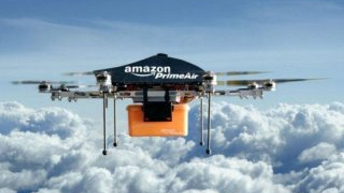 Amazon'un yeni teslimat drone'u havalandı