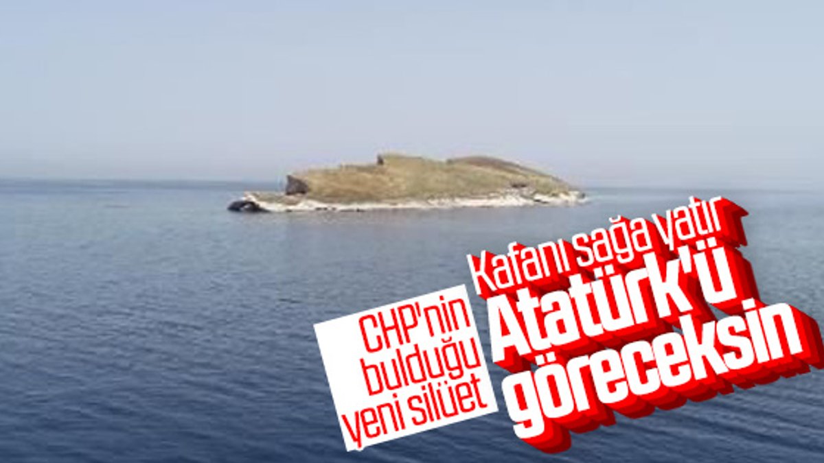 İzmir’in Atatürk Adası’nı gören telefonuna sarılıyor