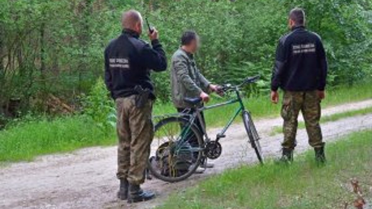Bisikletli Türk, Polonya'ya kaçak girmeye çalıştı