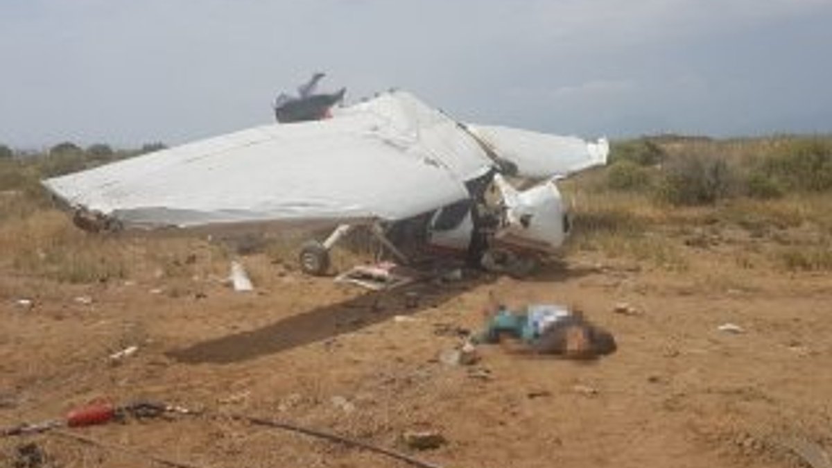 Antalya'da sivil eğitim uçağı düştü: 2 ölü, 1 yaralı