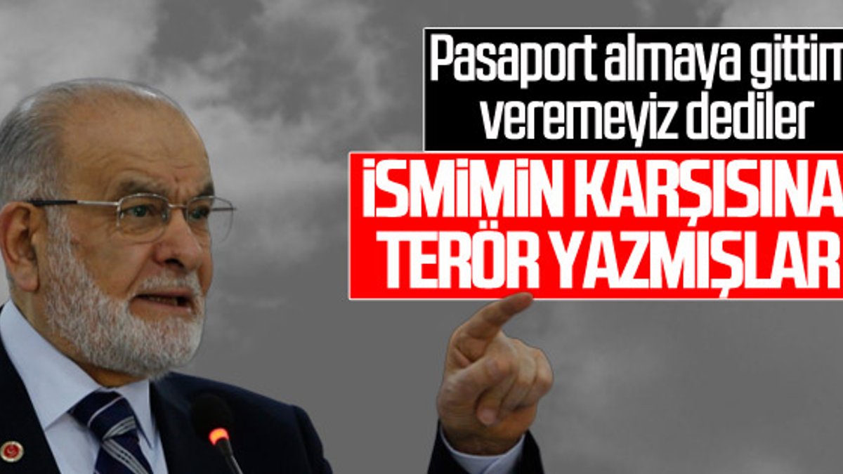 Temel Karamollaoğlu: Bana pasaport verilmedi