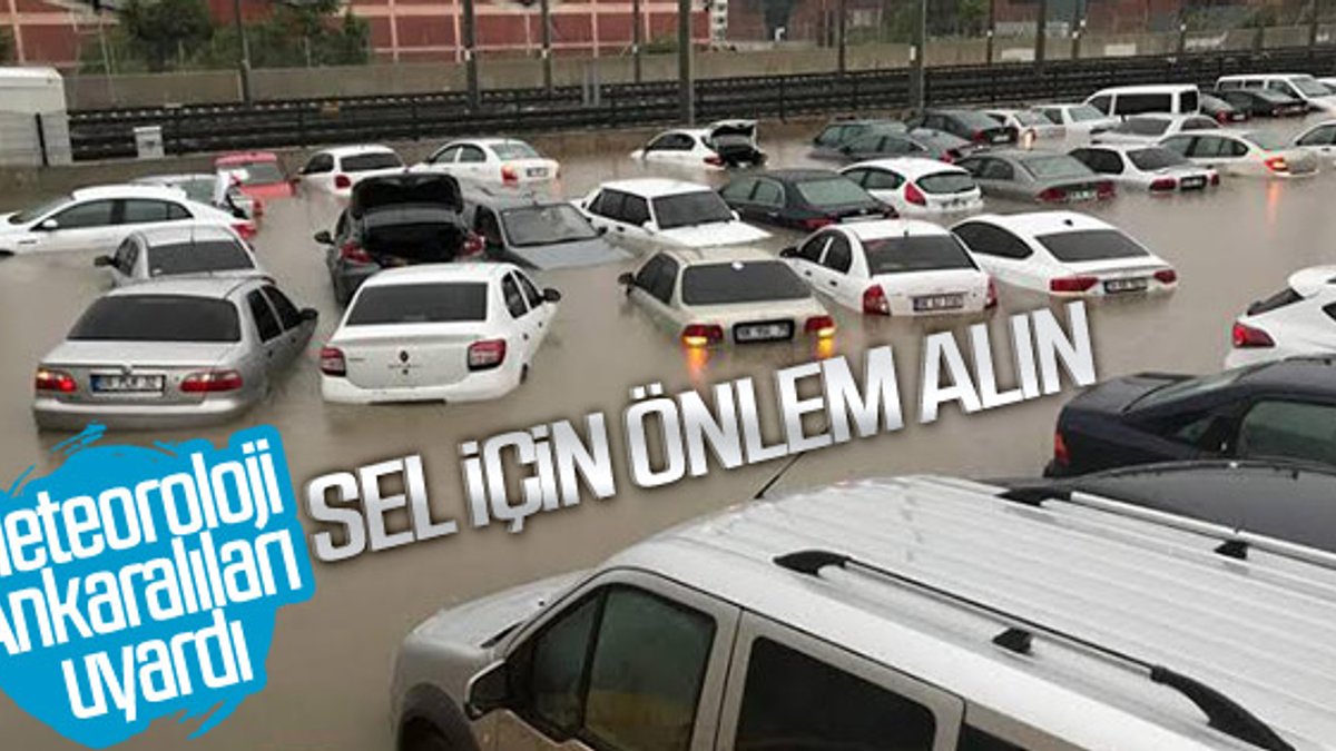 Ankara için sel uyarısı